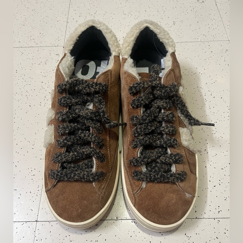 John faux shearling sneaker P448